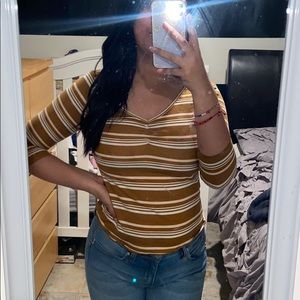 Cute women’s striped long sleeve